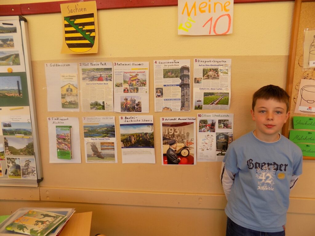 Klasse 4 stellt Sachsen vor – Grundschule
