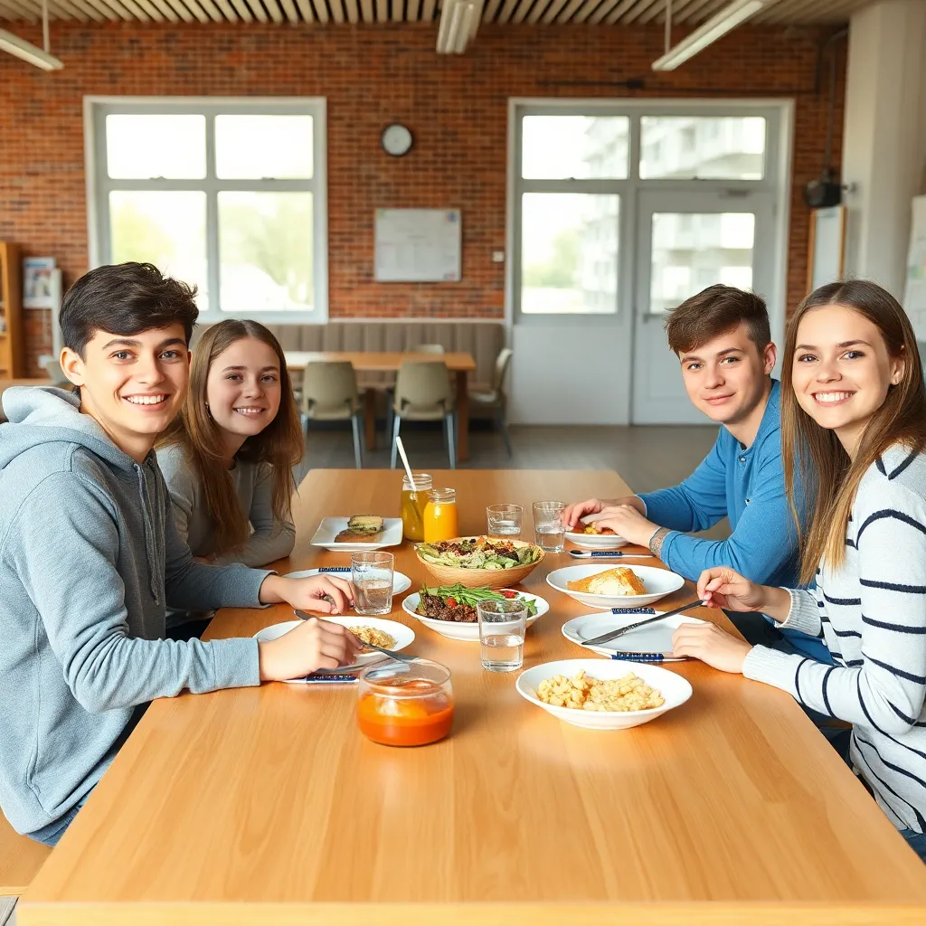 Snackangebot des Essensanbieters